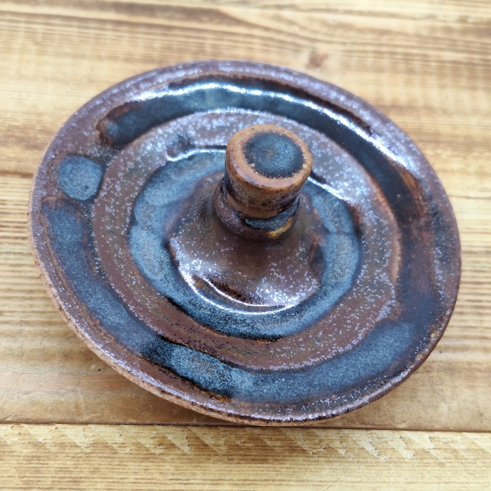 Mashiko Style Studio Pottery Trinket Dish Ring Jewelry 3" Curved Bottom
